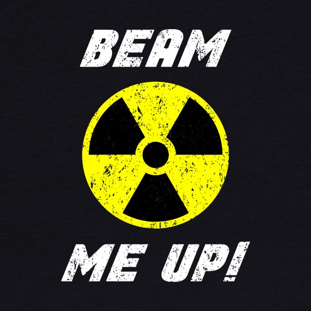Beam Me Up! - Radioactive Symbol Trefoil by jpmariano